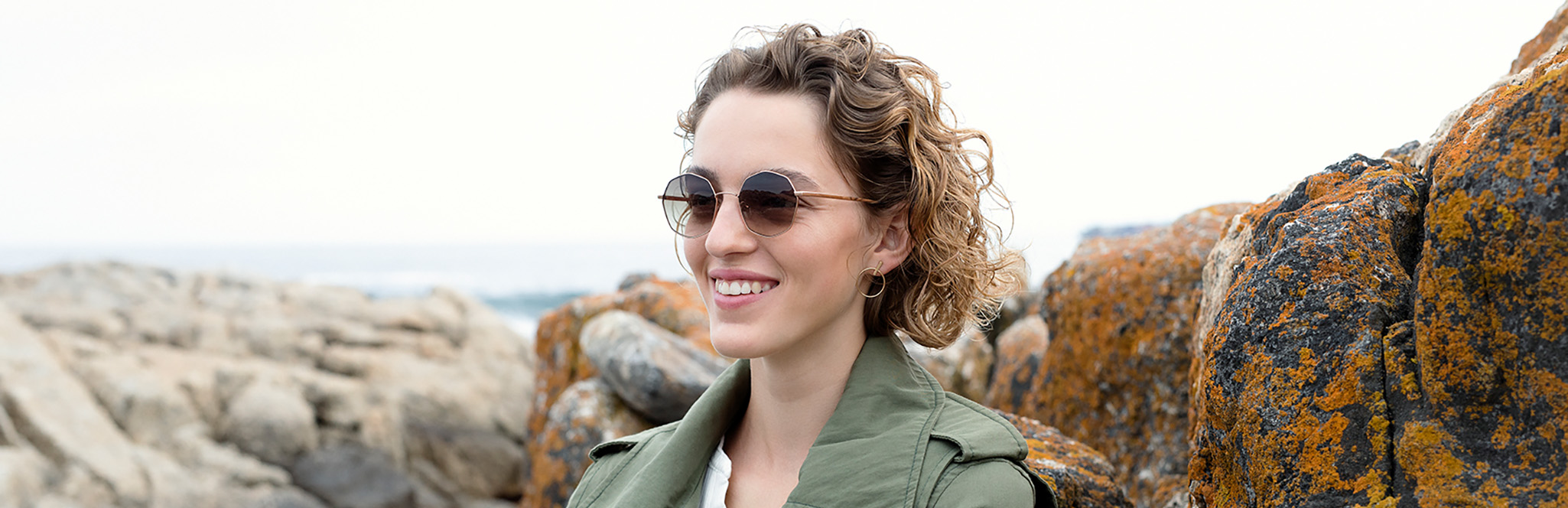 Sonnebrille Frau mit Sonnenbrille